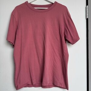 UNIQLO Men's Classic Crew Neck Cotton T-Shirt Vintage Red Large